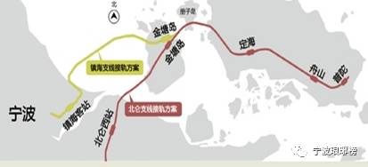 根据规划,这条铁路西起宁波市鄞州区,经宁波市镇海区(备选方案为北仑图片