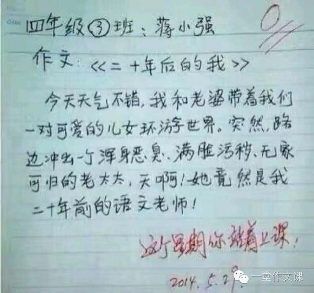 {20年后的我是一名作家}.