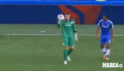 塔穆多断掉马竞门将托尼的球