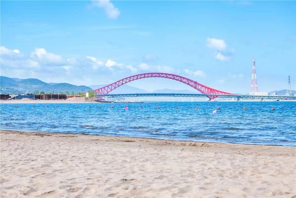 重磅消息!北仑万人沙滩7月16日开放,沙滩美照