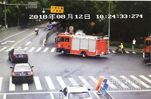 拒不给消防车让行?宁波这辆私家车“摊上事”了