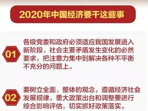 稳字当头!明年,中国经济要干这45件大事