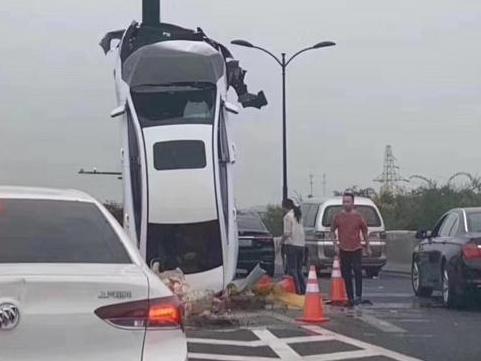 这事故太牛了!请问你是怎么垂直爬上柱子的?