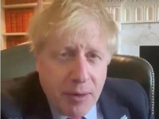 英国首相鲍里斯·约翰逊新冠病毒检测呈阳性