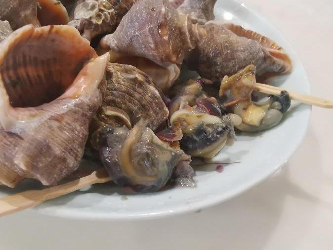 50几元买来恶臭海螺,海曙欧尚还说是活的,呵呵
