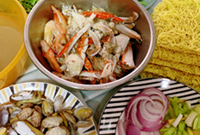 周末懒人餐-海鲜面