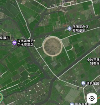 宁波邱隘这个直径两三百米的圆形是个啥