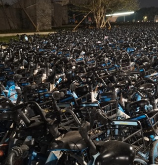 感觉全宁波的共享单车都在这了