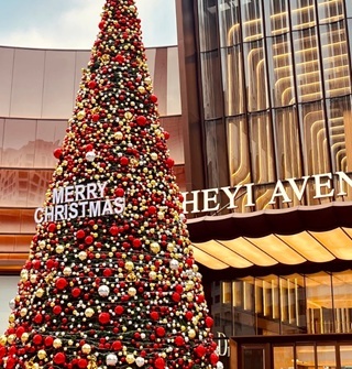 宁波街头最近圣诞氛围十分浓厚