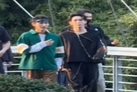 在鄞州公园碰到了曾舜晞