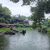 烟雨水月湖