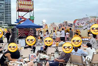 慈溪城西银泰汉堡节人爆满