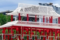 宁波罗城长春门快完工了